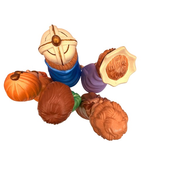 Vintage Arnels Nativity 5pc Set Kings Joseph Shepherd Ceramic Hand Painted - Picture 6 of 16